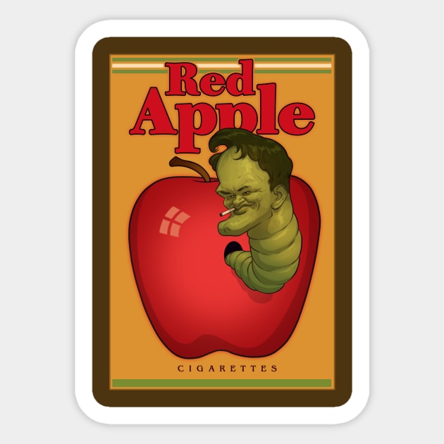 Tarantino Red Apple Sticker by jocheolmos